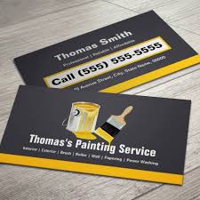 Make a painter business card online. Professional Painting Service Painter Paint Brush Business Card Zazzle Com In 2021 Painter Business Card Unique Business Cards Design Free Business Card Templates