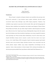 Secara umumnya, integriti adalah berhubungkait dengan kejujuran, sifat amanah, berdisplin dan bertanggungjawab. Pdf Elemen Teras Integriti Dalam Pengurusan Zakat Ipta