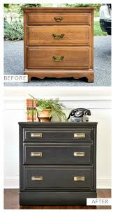 Dated Goodwill Dresser Turned Vintage Inspired Chest In 2020 Black Painted Furniture Diy Furniture Redo Furniture