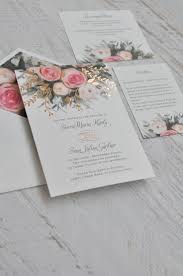 An Ethereal Illustration Of Watercolor Roses In Pink Creates The Peaceful Na Convites De Casamento No Jardim Convites De Casamento Bonitos Convite De Casamento