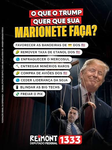 O Brasil não pode ser quintal de ninguém. A soberania nacional não se negocia: riquezas, economia e patrimônio do nosso povo são para desenvolver o nosso país, e não para atender a