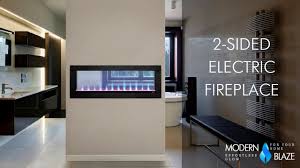 The scion electric fireplace brings finishing materials up to the edge, while crystal glass, driftwood. Napoleon Clearion 50 See Through Electric Fireplace Nefbd50h Youtube