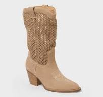 Women's Rio Whip Stitch Tall Western Boots with Memory Foam ...