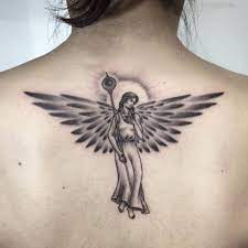 50 Amazing Angel Tattoo Designs That Come With Powerful Meanings Engel Tattoo Engelstattoo Design Traditionelles Tattoo Design