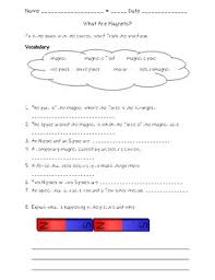 In this science worksheet, your child learns about different magnets and determines which magnet has the strongest pull. Magnets 4th Grade Worksheets Teaching Resources Tpt