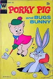 Bugs bunny is an animated cartoon character, created in the late 1930s by leon schlesinger productions (later warner bros. Porky Pig And Bugs Bunny No 43 F Ebay