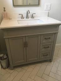 2 doors and 4 drawers. Home Decorators Collection Ashburn 36 In W X 21 75 In D Vanity Cabinet In Grey Asgra3621dr The Home Depot Full Bathroom Remodel Bathrooms Remodel Bathroom Makeover