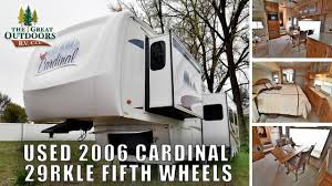 One of the main benefits of a front living floorplan is one that's not even about the living room. Used 2006 Cardinal 29rkle Fifth Wheel Rear Living Room Rv Greeley Colorado Sales Dealer Youtube