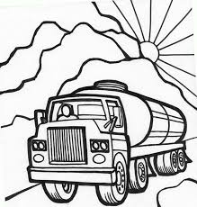Best coloring pages printable, please share page link. Tanker Truck Starts Working In The Morning Coloring Page Kids Play Color