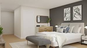 Check spelling or type a new query. Modern Farmhouse Bedroom With Gray Accent Wall By Spacejoy