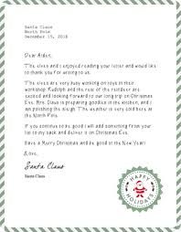 Santa Mail Reply Santa Mail Santa Reply Letters Nice List Certificate