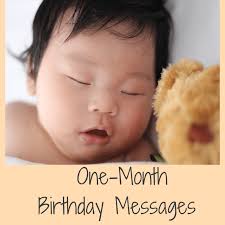 Happy Full Moon Baby Wishes What To Write In One Month Birthday Card Holidappy