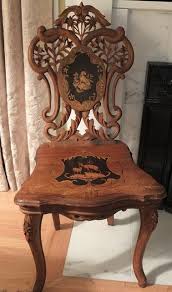 antique style sit by the fire on a black forest chair victorian furniture decor furniture chair