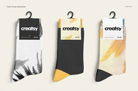 Socks Mockup Set Socks Packaging Mockup Templates Custom Socks Design