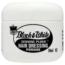 See more of black and white hair wax on facebook. Black White Genuine Pluko Hair Dressing Pomade 50ml Superdrug