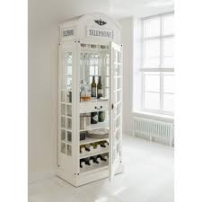 Maybe you would like to learn more about one of these? Home Bar White Telephone Box Display Cabinet Drinks Cabinet