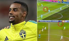 Alexander Isak's Sweden strike 'was WRONGLY ruled out for offside', UEFA  'admit'