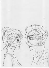 Black And White Anime Boy Side View How To Draw Boy And Girl Face Side View Step By Step In 2020 Anime Drawings Tutorials Boy Drawing Anime Drawings