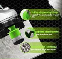 FACHLICH Tile Hole Saw 40MM - Diamond Core Drill Bit Porcelain M14 Thread  Sink Washbasin Drain Hole Opener for Marble Ceramic Tile Granite : ...