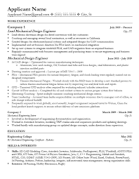 experienced mechanical engineer