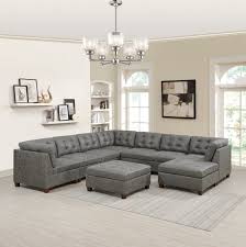 We did not find results for: Esofastore Simple Modern Leatherette Antique Grey Sectional 9pcs Set Living Room Furniture Set Corner Wedge Ottoman