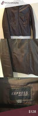 Express Genuine Leather Textured Jacket Textured Jacket Leather Texture Leather