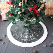90/122cm luxury grey fur christmas tree skirt festive home xmas snowflake decor. 90cm Grey Christmas Tree Skirt Fleece Carpet Home Xmas Party Ornaments Merry Christmas Decoration Shopee Philippines