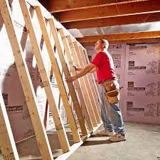 The main material cost is for the wood or timber for the frames along with hardware to secure it. How To Frame Unfinished Basement Walls Family Handyman