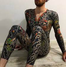 A body suit or full body suit is an extensive tattoo, usually of a similar pattern, style or theme that covers the entire torso or the entire body. Japanese Bodysuit Tattoo By Koji Ichimaru Swipe To The Side To See All 3 Photos Japaneseink Japanesetattoo Irezu Body Suit Tattoo Japanese Tattoo Irezumi