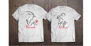 Her Beast His Beauty Couples Shirts Her Beast His Beauty Couples Shirt Set Her Beast His