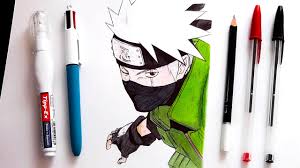 Comment Dessiner Kakashi Avec Du Materiel Scolaire Tuto Youtube Dessin facile à faire aux formes arrondies. comment dessiner kakashi avec du materiel scolaire tuto