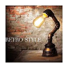 Available in countless designs from the links below (and elsewhere).——buying options—— (click. Table Lamps Industrial Loft Retro Novelty Desk Lamp Study Nightbar Metal Painting The Lighting Shop