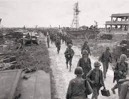 8 American Marines and vehicles move west toward the central combat... |  Download Scientific Diagram