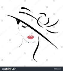Beautiful Woman Hat Vector Stock Vector Royalty Free 655326448 Abstract Line Art Illustration Nature Art Drawings