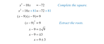 Complete the square worksheet first let's do one that has a shape factor of 1 put the first two terms inside parentheses and leave a space: Completing The Square