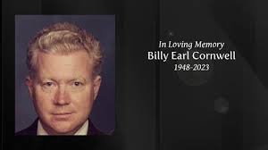 Billy Earl Cornwell Obituary