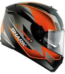 Shark Speed R Tanker Black Orange Shark Helmets Shark