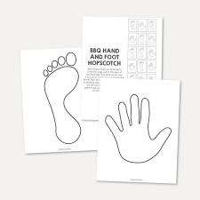 Printable Hopscotch Hands And Feet Game Kids Learning Etsy Hopscotch Kids Learning Activities Learning Activities