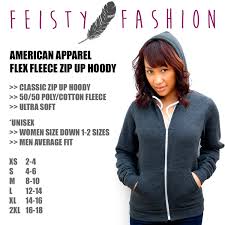 Lotus American Apparel Unisex Zip Up Hoodie Feisty Fashion