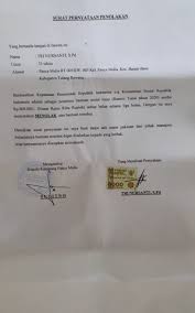 Word yang bisa anda download dan ubah seperlunya. Contoh Surat Kuasa Pengambilan Bst