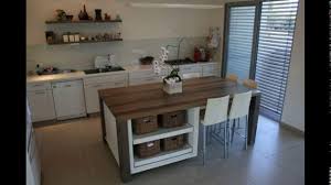 The downloadable plan comes with a supply list, cut list, written instructions, diagrams, and photos. Kitchen Island Dining Table Design Youtube