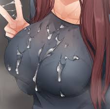 Rule 34 Dev - 1girls black_background black_bra black_shirt bra bralines  breasts brown_hair bukkake close-up clothed cum cum_on_body cum_on_breasts  cum_on_clothes cum_on_fingers cum_on_hands cum_on_upper_body female  female_only head_out_of_frame joosi ...