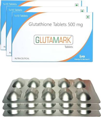 Glutamark Glutathione 500mg Tablets