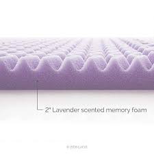 It conforms to the curves of your body and. Lucid 2 Inch 5 Zone Lavender Memory Foam Mattress Topper Twin Idea