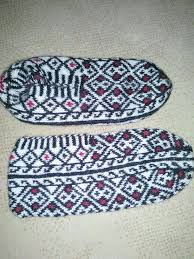 Kilim Desenli Patik Patikler Boncuklu Tig Tig Desenleri