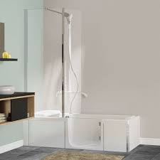 See more ideas about bathrooms remodel, walk in shower, walk in shower with bench. Right Hand Walk In Bath And Shower With Seat Screen 1700mm Kineduo Better Bathrooms