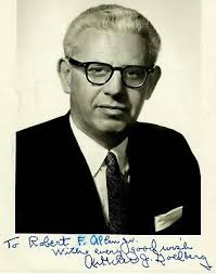 RARE! “Supreme Court Justice" Arthur Goldberg Hand Signed 8X10 B&W Photo  COA