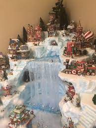 Custom Miniature Christmas Village Display Platform Etsy Christmas Village Display Christmas Tree Village Diy Christmas Village