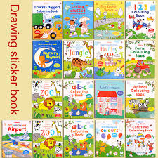 You can find the book here: 12 Books Usborne 16 Page English Coloring Book Kids Books Antistress Coloring Books For Adults Livre Drawing Art Colouring Book Literature Fiction Aliexpress