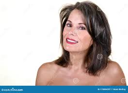 Beautiful Mature Woman stock image. Image of hairstyle